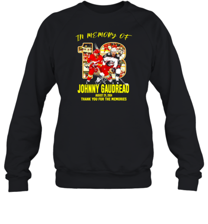 Johnny Gaudreau 13 thank you for the memories T-Shirt