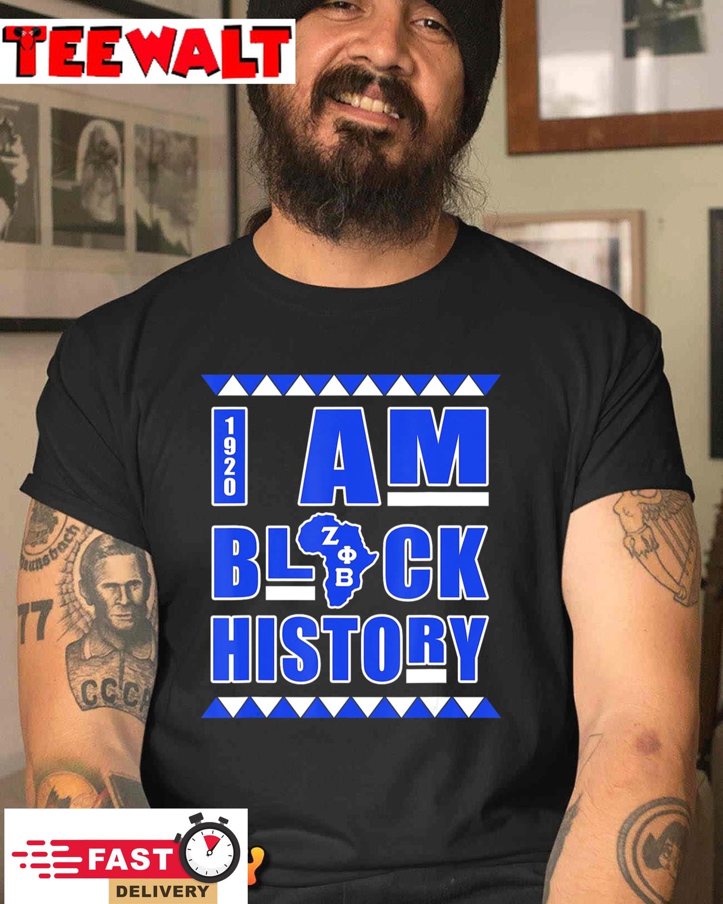 Zeta Phi Beta Sorority Paraphernalia, I Am Black History T-Shirt