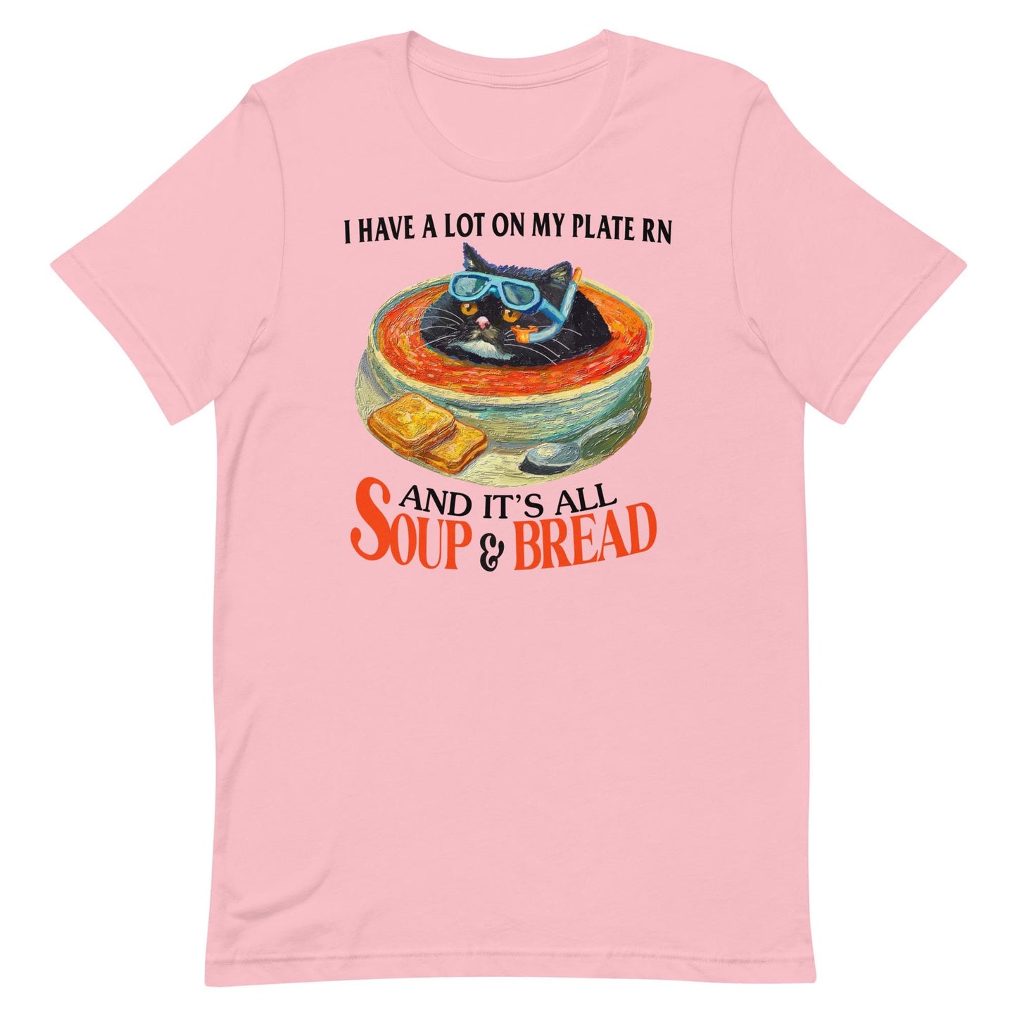 Soup And Bread T-Shirt For Comfort & Style Unisex Design