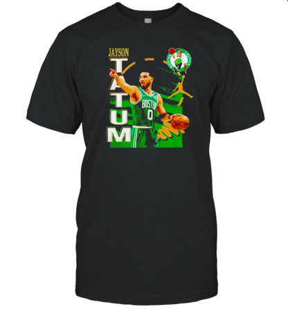 Boston Celtics Jayson Tatum Autograph T-Shirt