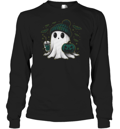 Halloween Oregon Ducks NCAA Football Fan Ghost With Pumpkin T-Shirt