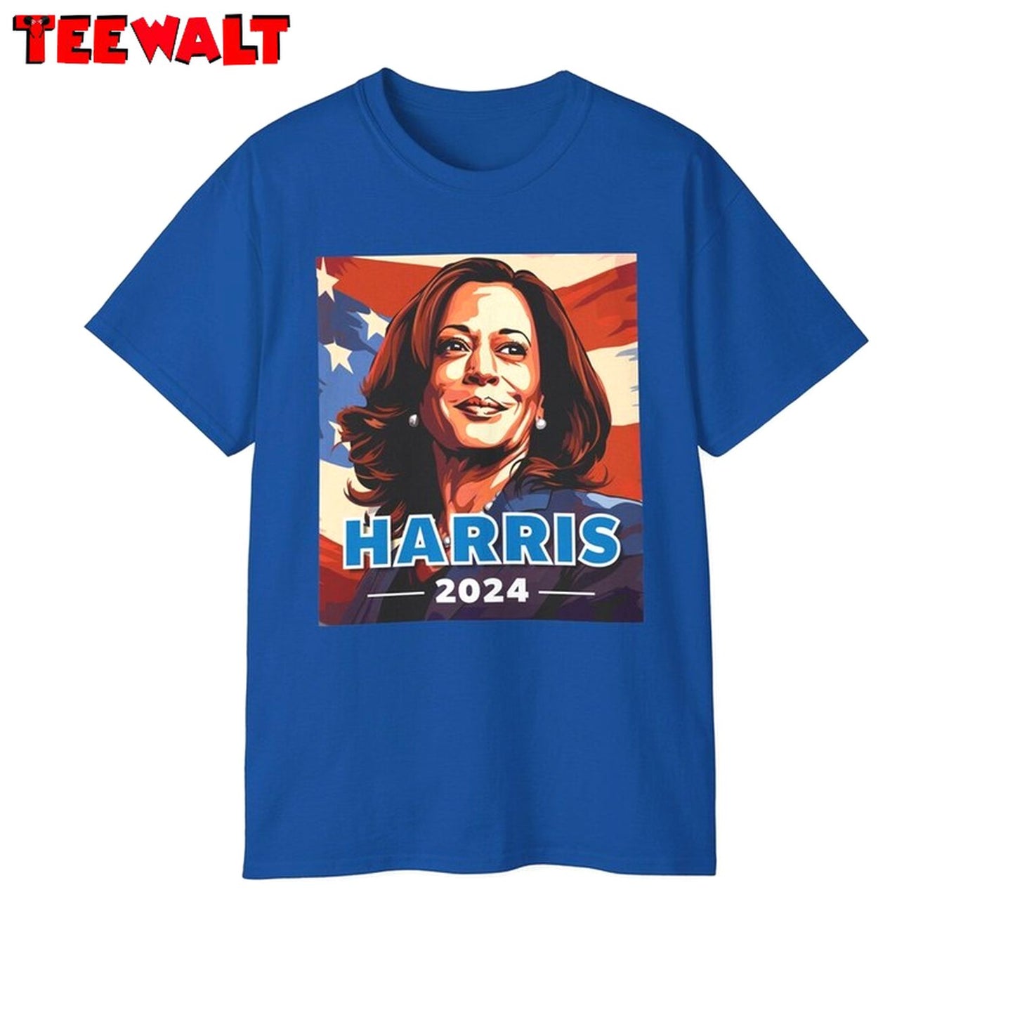 Harris 2024 Shirt, Kamala Harris For President Long Sleeve Crewneck