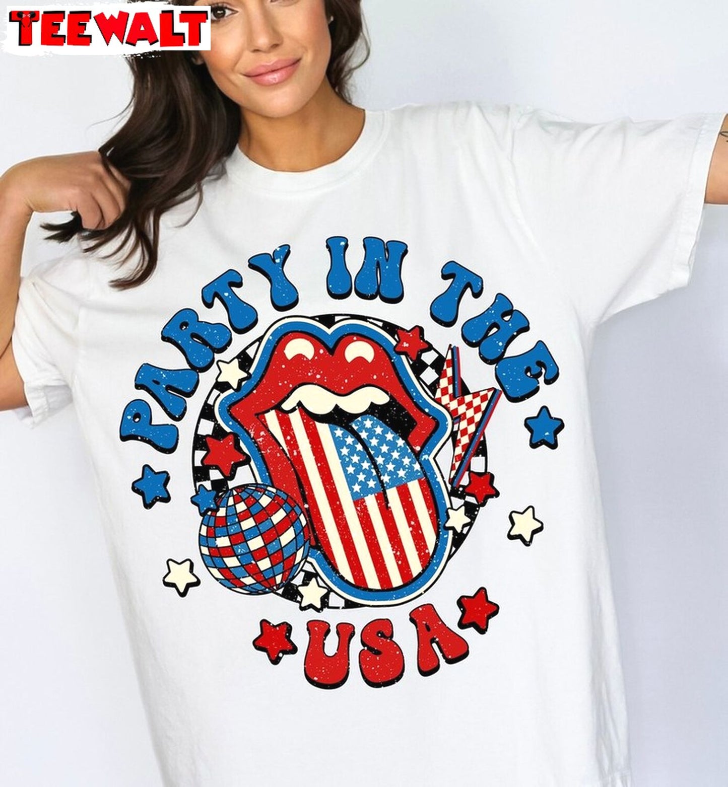 Awesome Fourth Of July Unisex Hoodie, Cool Design Party In The Usa