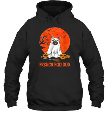 Funny French Boodog Halloween Teacher T-Shirt