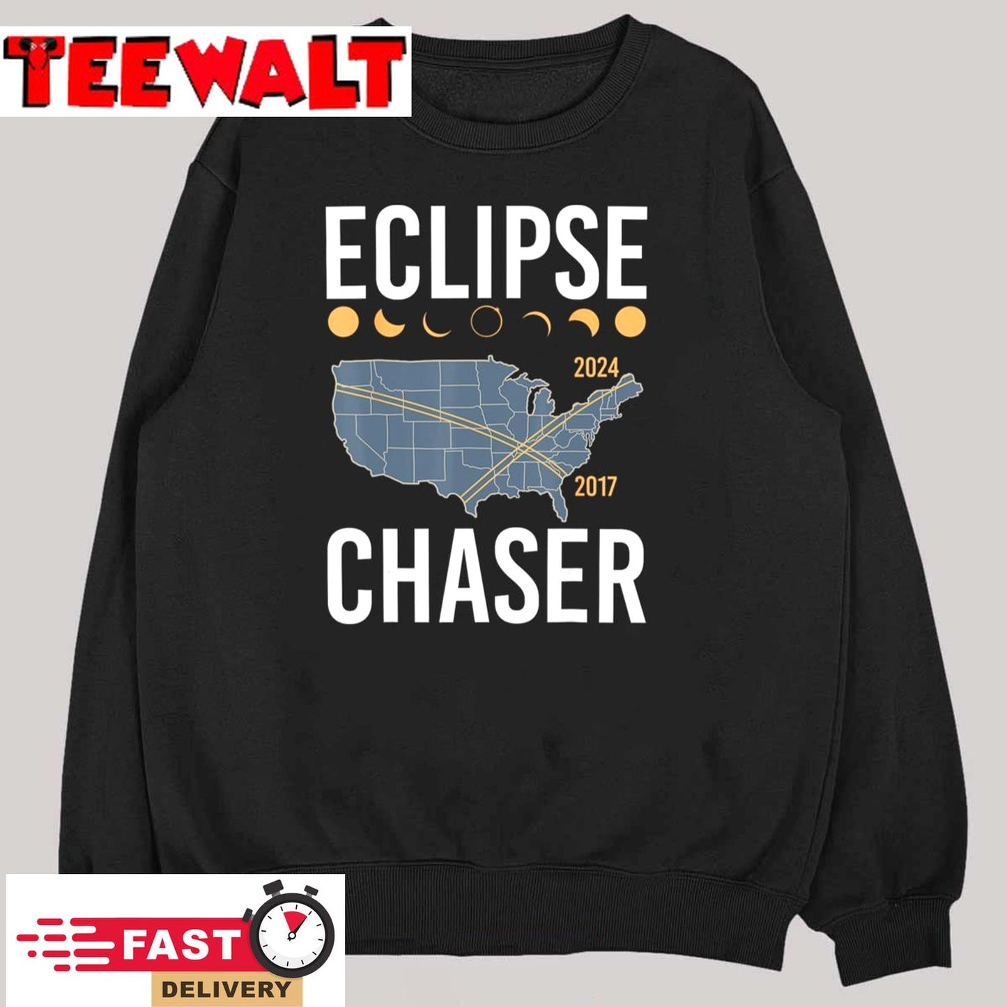 Eclipse Chaser Solar Eclipse Shirt 2024 Twice In A Lifetime T-Shirt