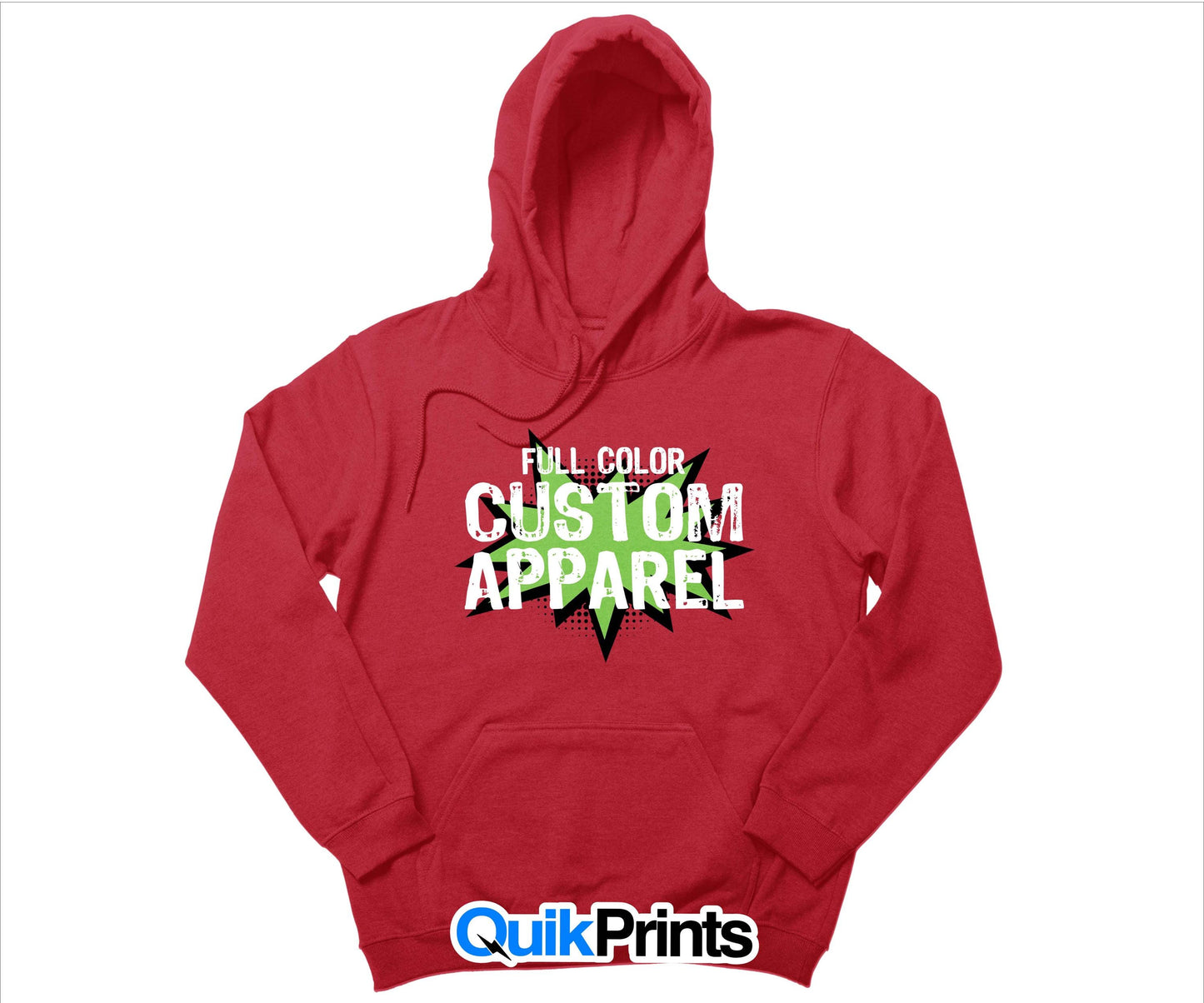 Custom Hoodie - Full Color Print In Adult, Youth