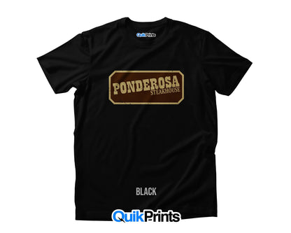 Ponderosa Steakhouse Restaurant Vintage T-Shirt