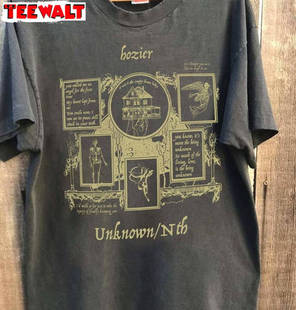 Hozier Vintage Shirt, Unreal Unearth Tour 2024 Long Sleeve