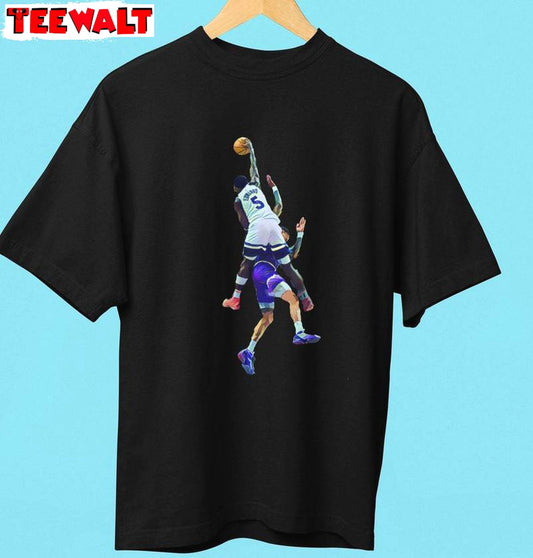 Anthony Edwards Shirt, Dunk Of The Year Basketball Long Sleeve