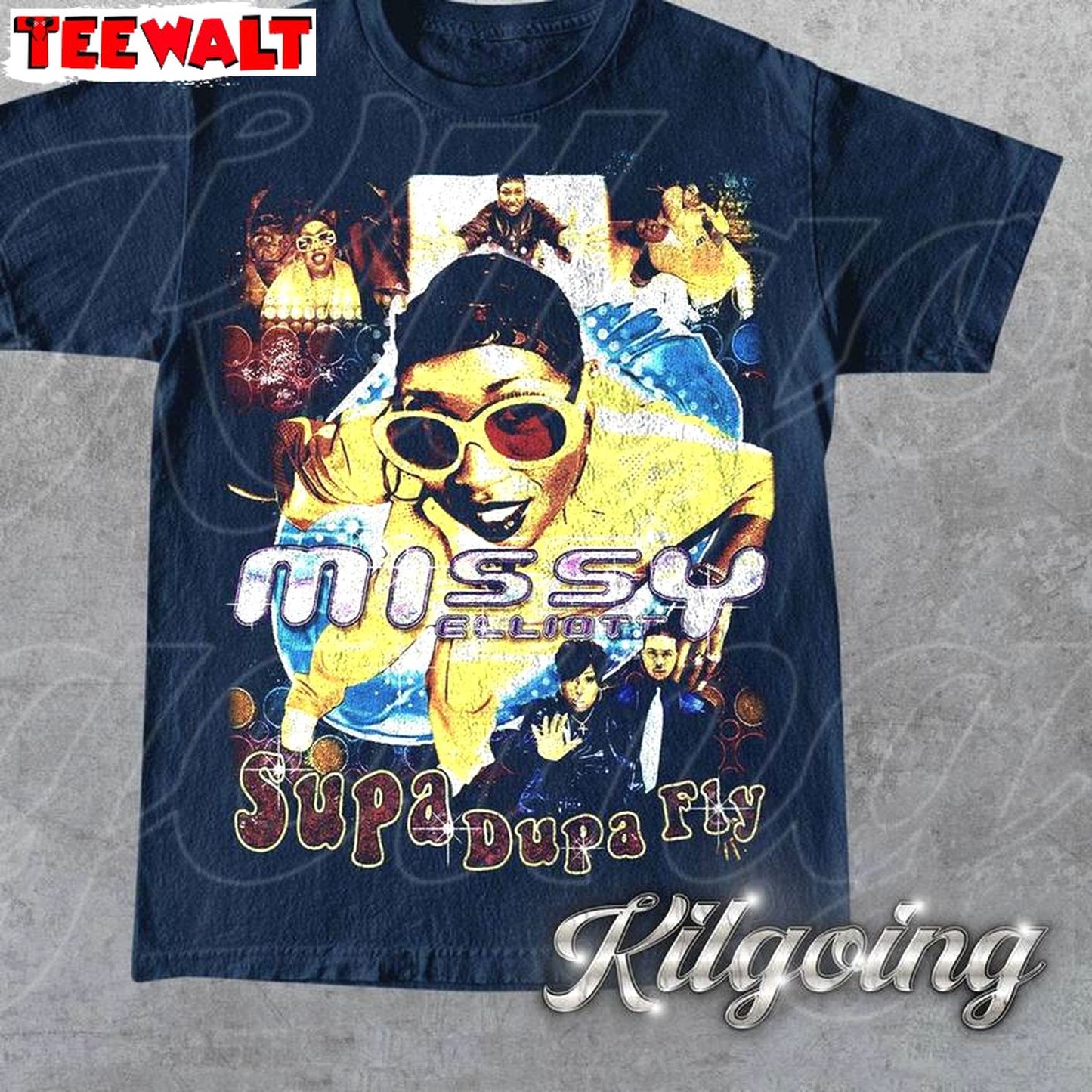 Unique Missy Elliott Shirt, New Rare Crewneck Tee Tops Gift For Fan