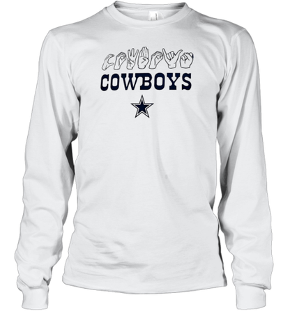 Dallas Cowboys Sign Language Hands T-Shirt