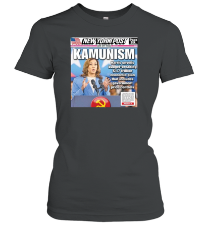 New York Post Kamunism Kamala Harris 2024 T-Shirt