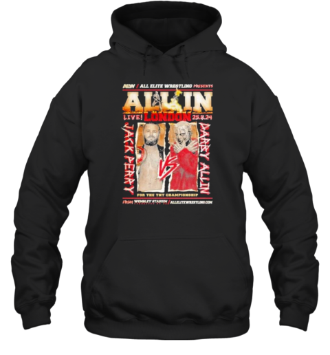 Aew All In 2024 Matchup Jack Perry Vs Darby Allin T-Shirt