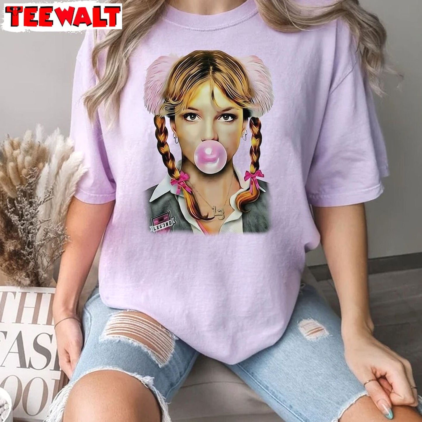 Retro Britney Spears Bubblegum Shirt, Britney Spears Unisex Hoodie Short Sleeve