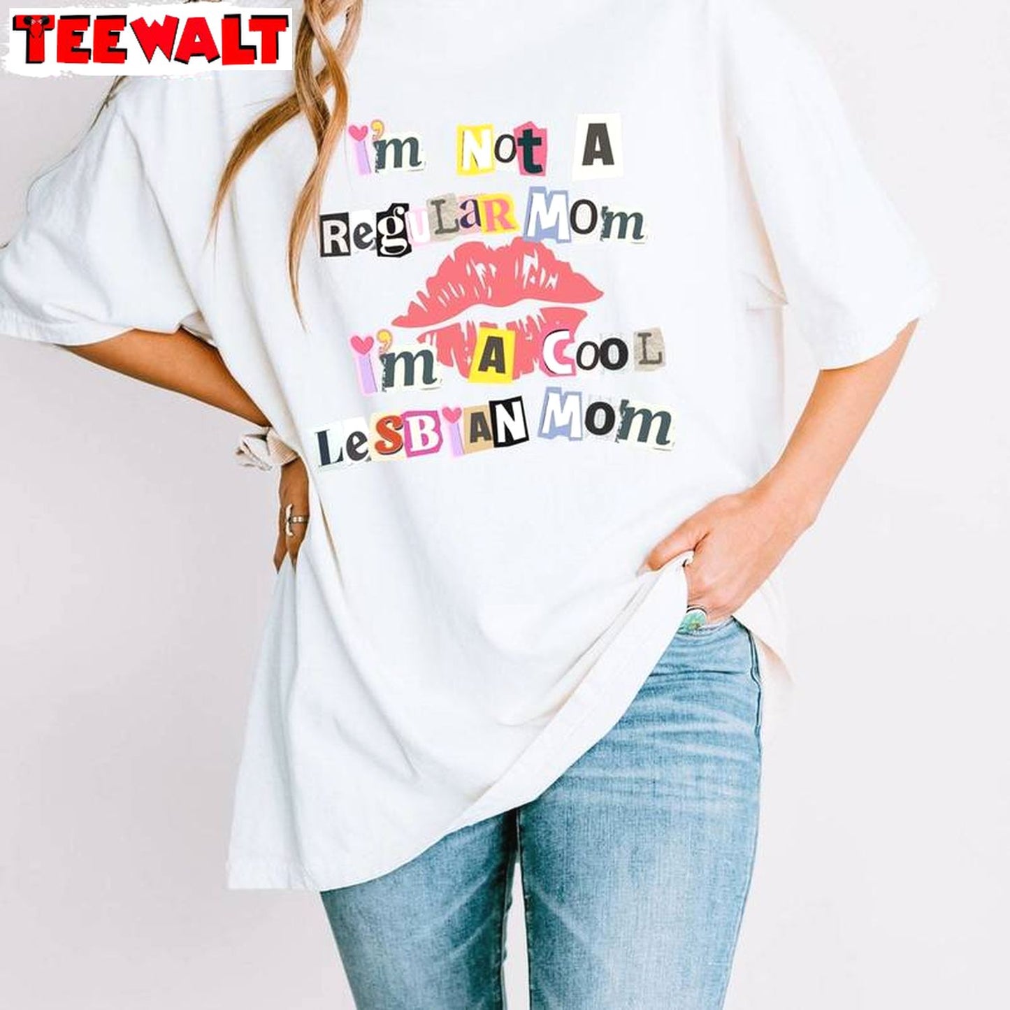 Creative Cool Moms T Shirt, Trendy Lesbian Mothers Day Unisex Hoodie Short Sleeve