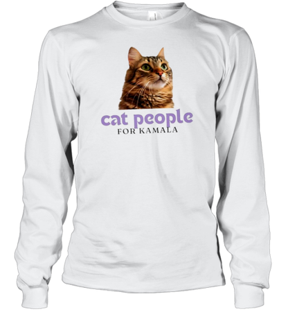 Cat People For Kamala Cute Cat T-Shirt