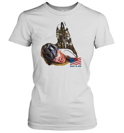 Joe Biden Bike Crash Trump 2024 Anti Democrat Biden T-Shirt