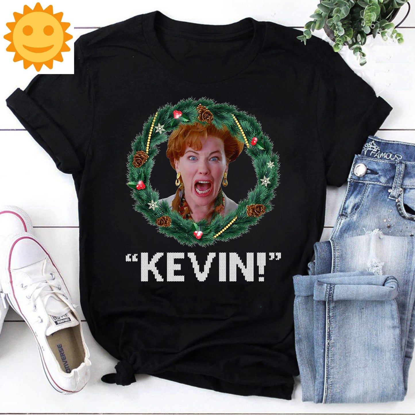 Kevin Home Alone Christmas Vintage Comedy Movie T-Shirt