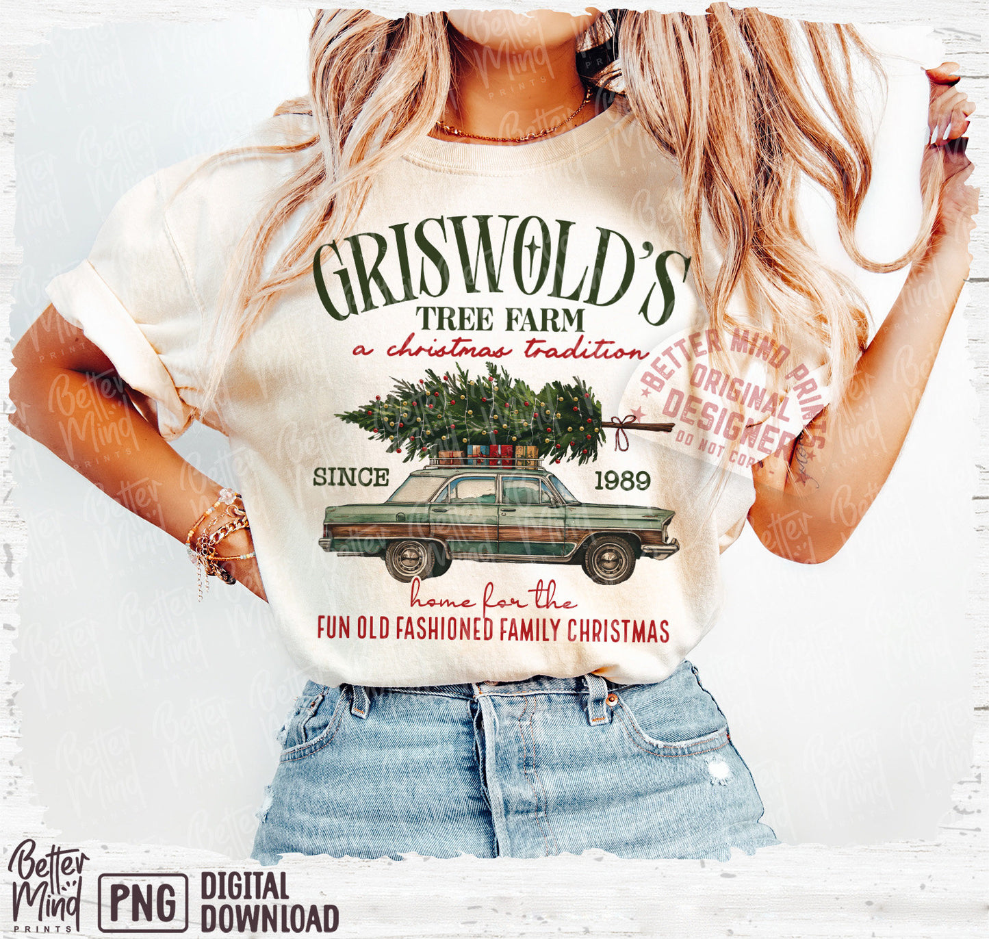 Griswold Christmas Tree Farm Merry Christmas Family Tee