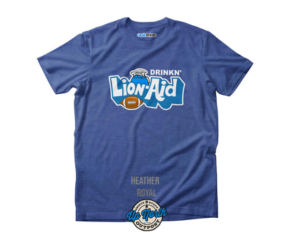 Drinkin' Lion-Aid Shirt - Detroit Football Tee For All Sizes