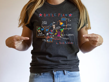 Battle Plan Christmas Tee For Kids, Kevin Home Alone Graphic