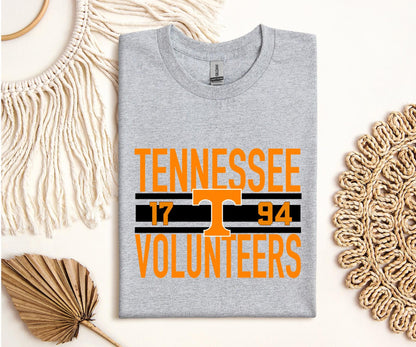 Retro Tennessee Vols Football Shirt, Checkerboard Orange