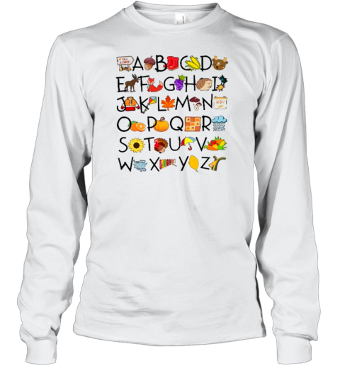 Fall Alphabet Teacher T-Shirt