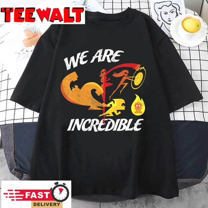 Disney Pixar Incredibles We Are Incredible Family T-Shirt