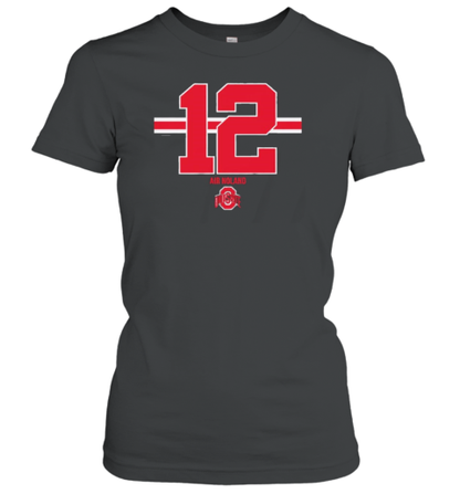 Air Noland Ohio State Buckeyes football number 12 player T-Shirt