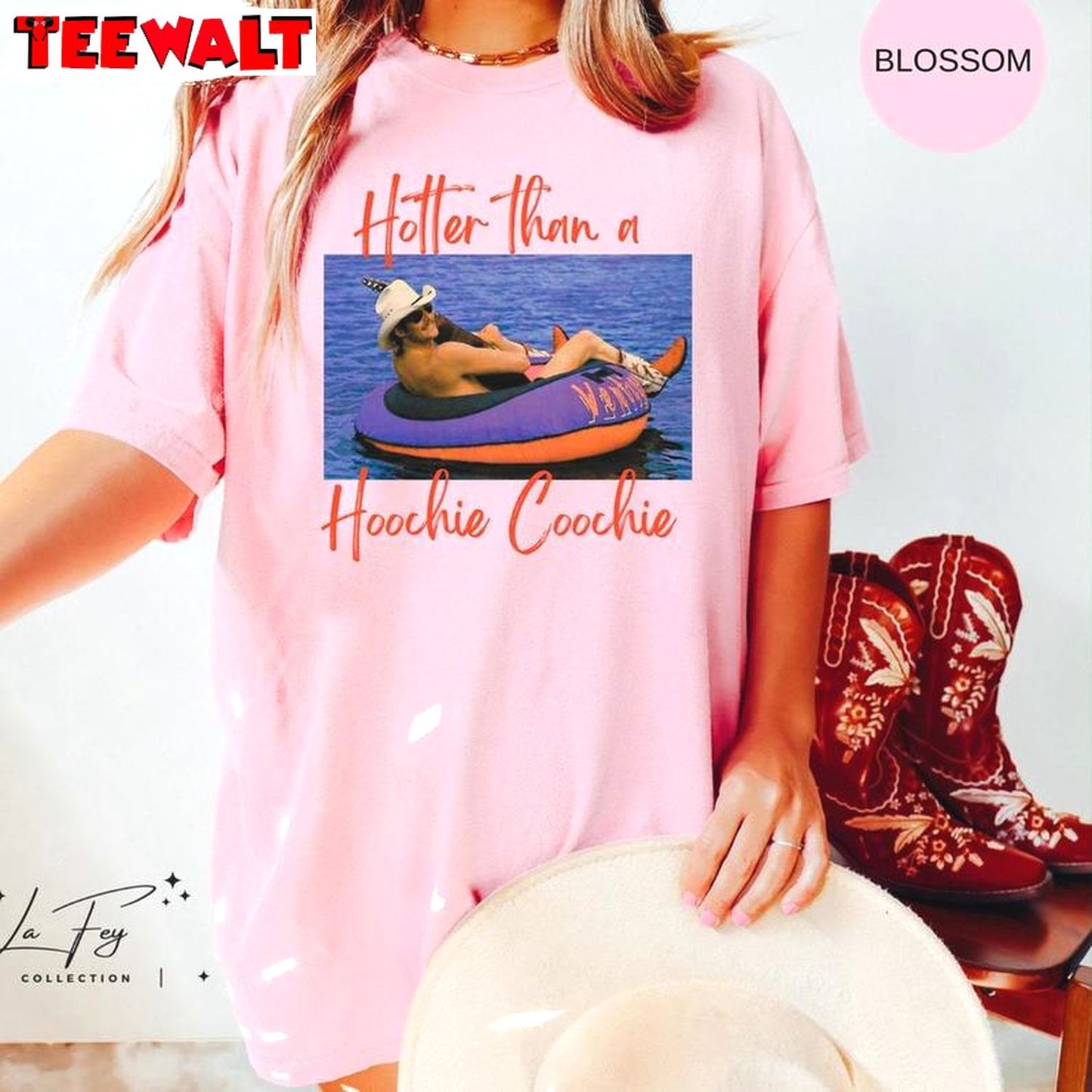 Trendy Summer Short Sleeve , Comfort Hotter Than A Hoochie Coochie Shirt Long Sleeve