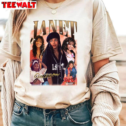 Janet Jackson Tour Inspirational Shirt, Janet Jackson Rock Style Long Sleeve Tee Tops