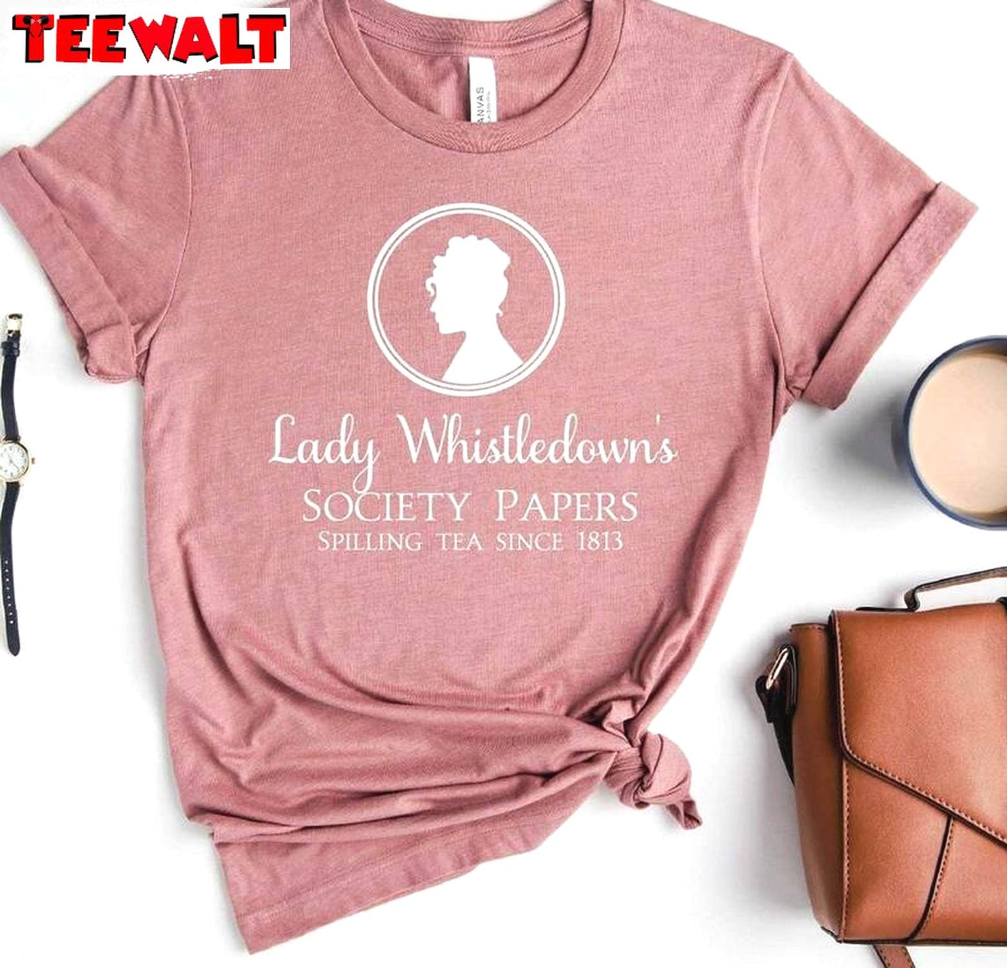 Cool Design Lady Whistledown Shirt, Spill The Tea Crewneck Crewneck