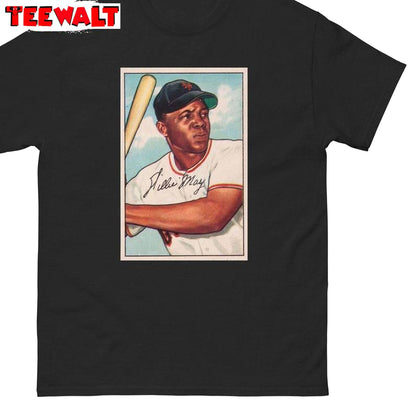 Awesome Willie Mays Shirt, Creative Unisex Hoodie Crewneck Gift For Fan