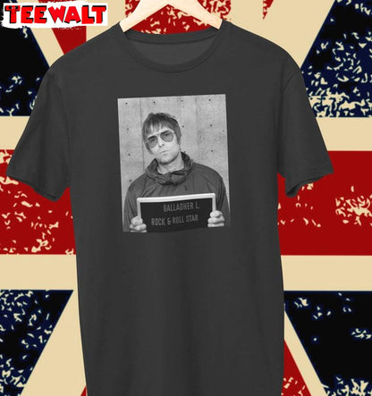 Trendy Liam Gallagher Shirt, Cool Design Short Sleeve Gift For Fans