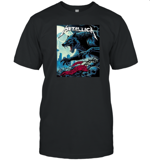 Original Metallica 9 01 24 Lumen Field Seattle WA T-Shirt