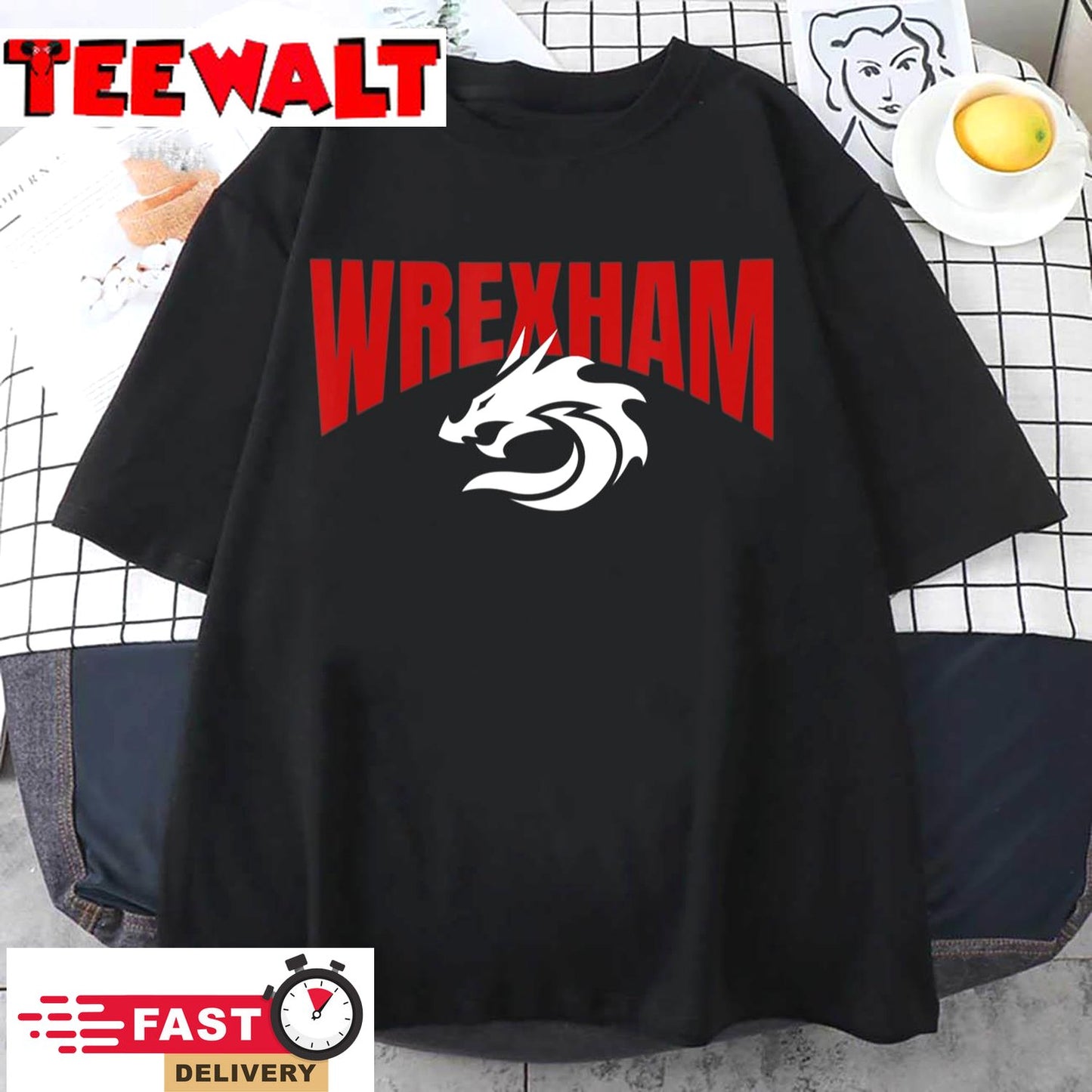 Wrexham Wales Dragon Welsh gifts UK T-Shirt