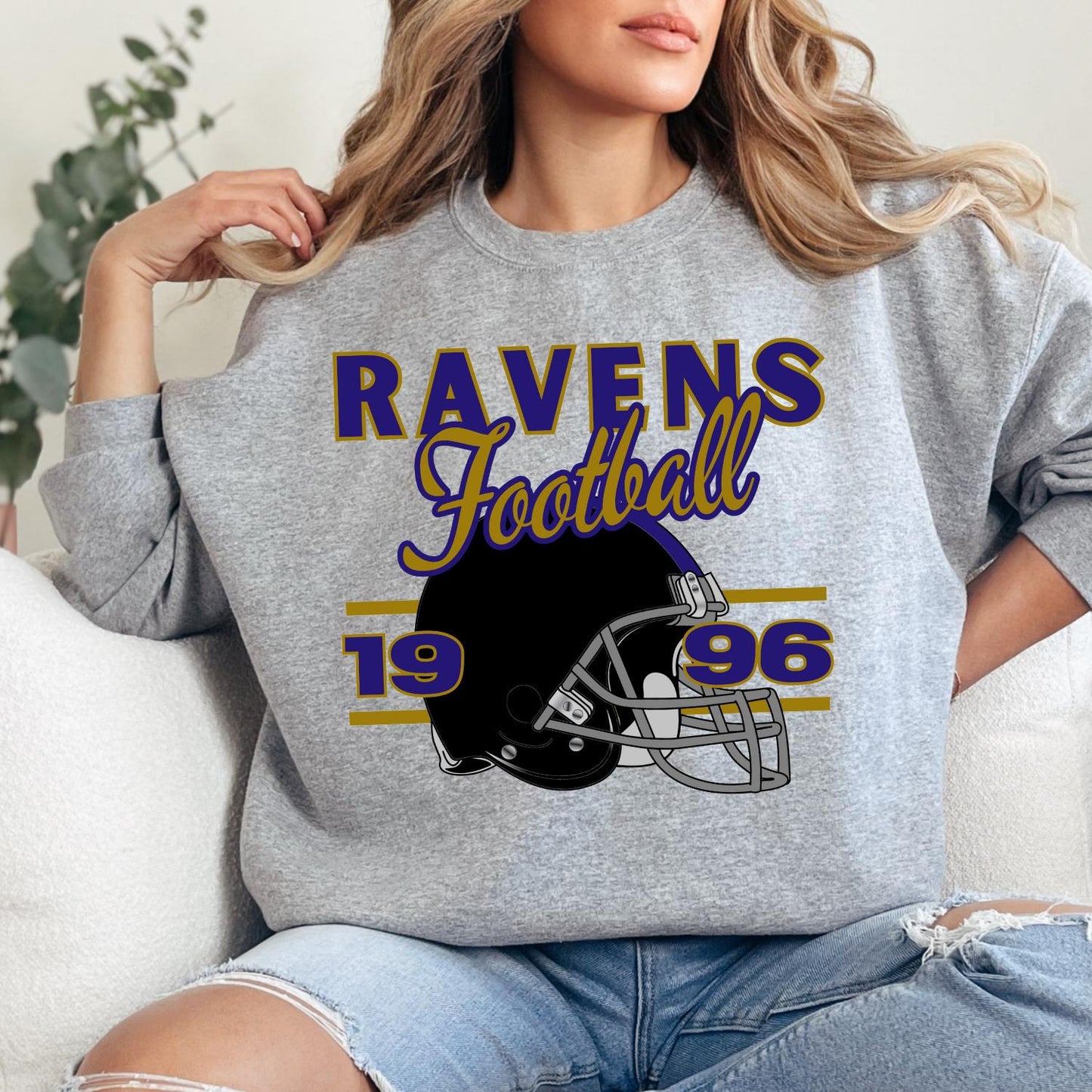 Baltimore Football  Sweatshir Unisex Ravens Pullover