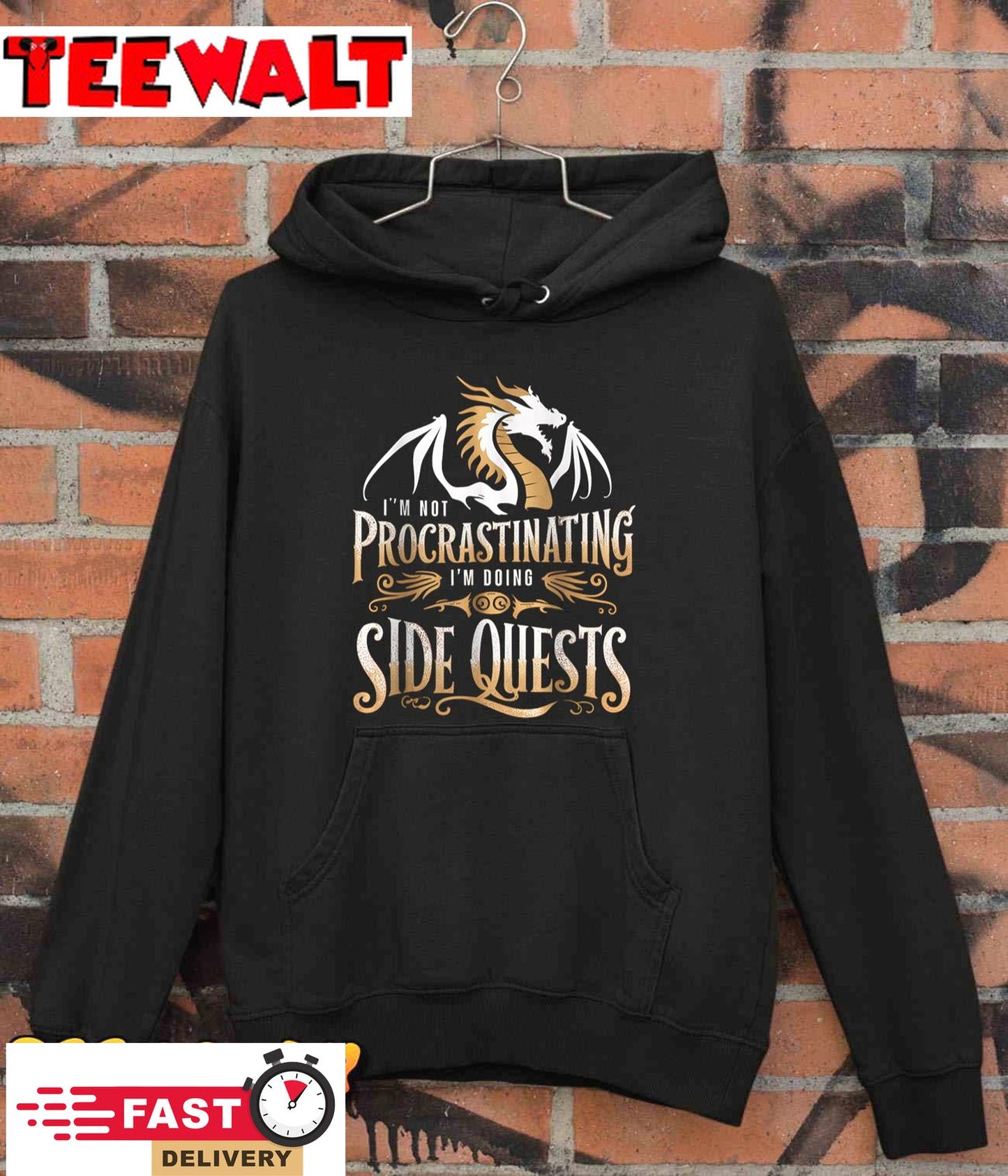 I'm Not Procrastinating I'm Doing Side Quests Gamer Gift Tee T-Shirt