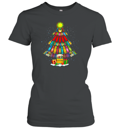 Come And Paint A Christmas Tree With Me Teacher T-Shirt