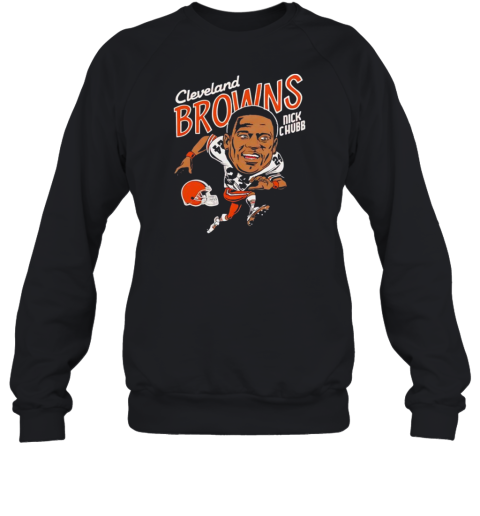 Cleveland Browns Football Nick Chubb Caricature T-Shirt