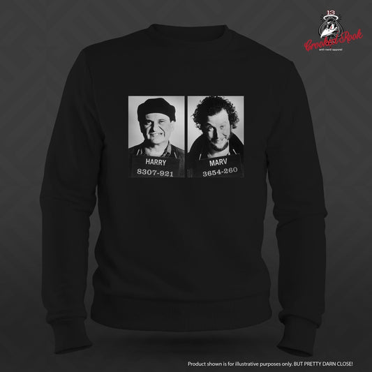 Funny Christmas Sweatshirt - Harry And Marv Home Alone Gift