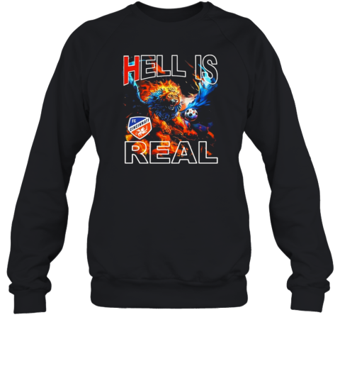 FC Cincinnati Hell is Real Firey Pursuits T-Shirt