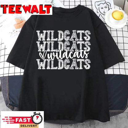 Wildcats Spirit Wear Game Day School Mascot Sport Fan Team T-Shirt