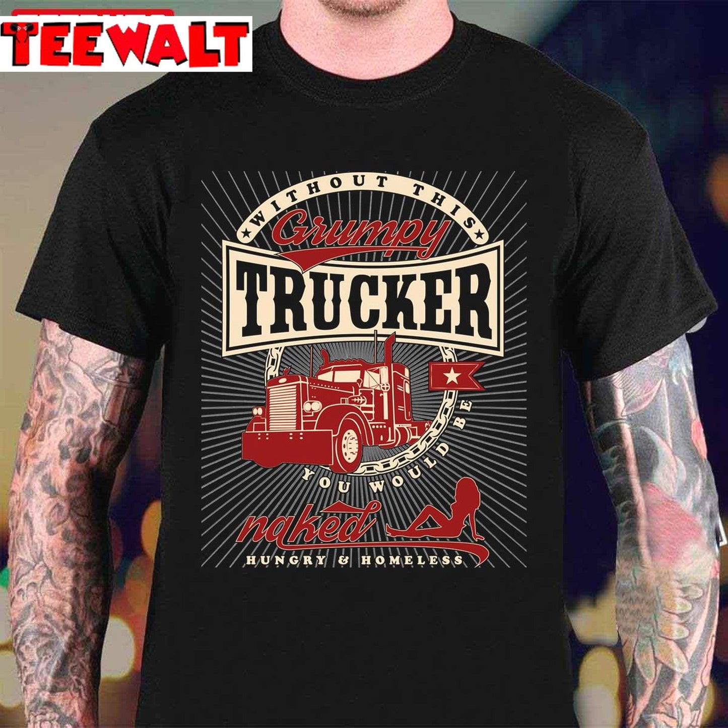 Grumpy Trucker Funny Truck Driver Quote Unisex T-Shirt