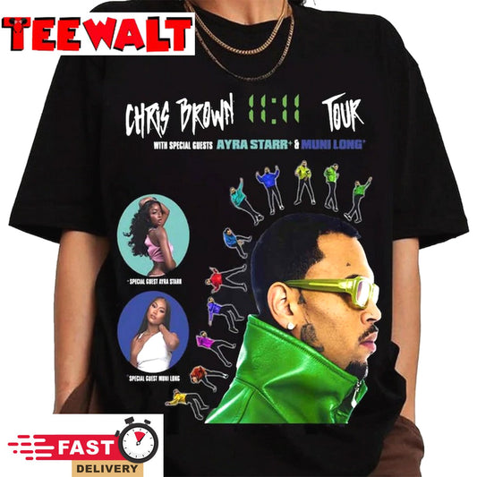 Chris Brown 1111 Tour 2024 Shirt