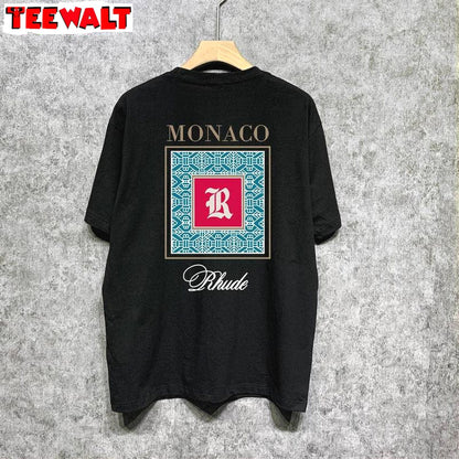 Vintage Monaco Rhude Short Sleeve , Must Have Rhude T Shirt Long Sleeve