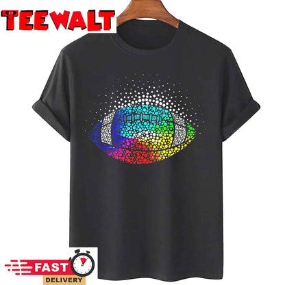 Colorful Dot Football Happy International Dot Day Boys Girls T-Shirt