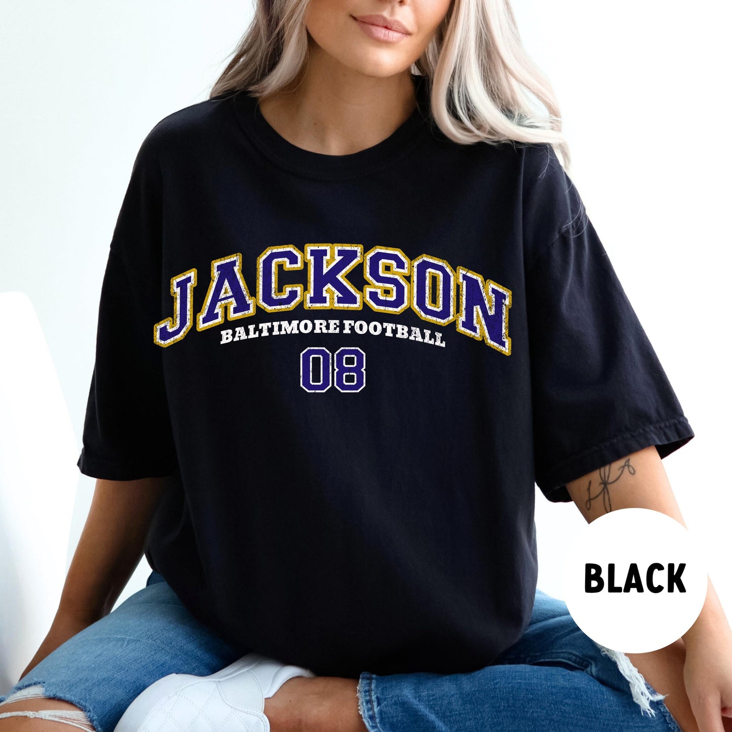 Lamar Jackson Baltimore Raven Football Shirt, Comfort Colors Sweatshirt