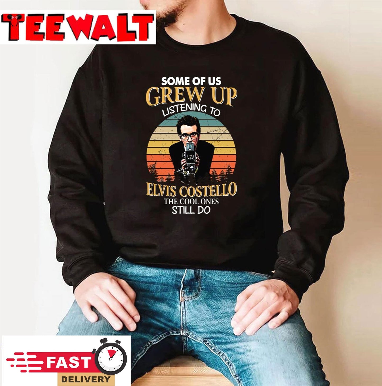 Surprise Gift Elvis Costello Just Trust Tour 2028 Some Of Us Grew Up Listening To Elvis Costello T Shirt