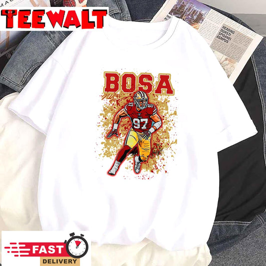 Top San Francisco 49ers Gold Rush 97 Nick Bosa Unisex Hoodie